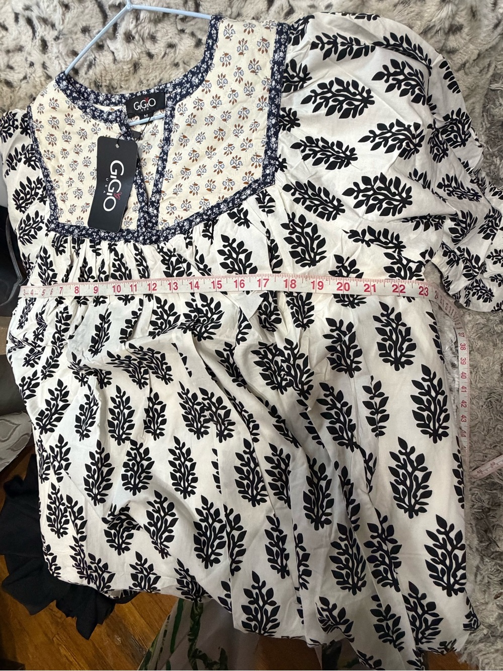 NWT Gigio Cotton Printed Dress - Picture 13 of 16